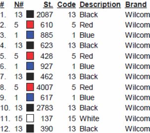 color code 