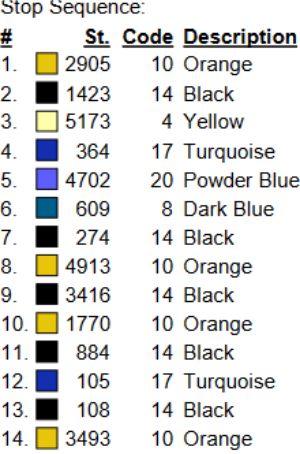 color code color code
