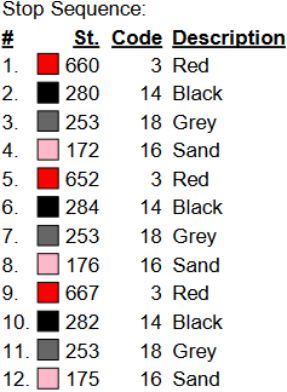 color code color code