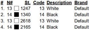 color code color code