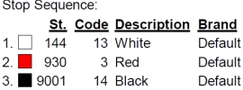 color code color code