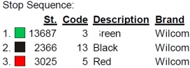 color code 