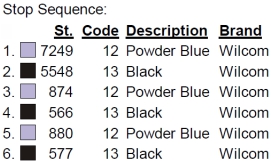 color code 