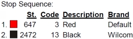 color code color code