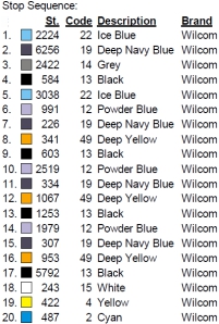 color code color code