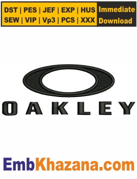 Oakley Embroidery Design