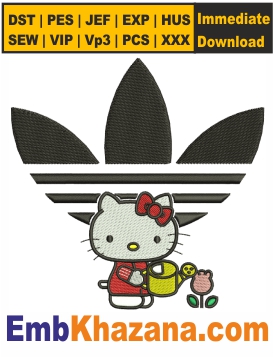 Adidas Hello Kitty Embroidery Design
