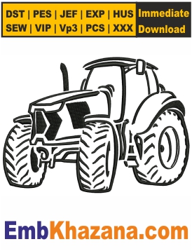 Deutz Fahr Tractor Embroidery Designs