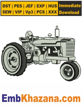 John Deere Model G Embroidery Design