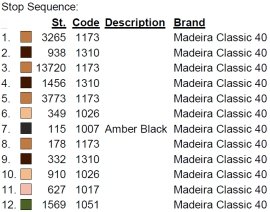 color code 