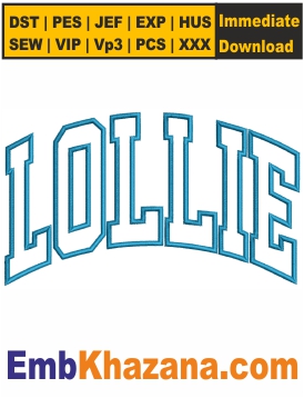 Lollie Applique Embroidery Design