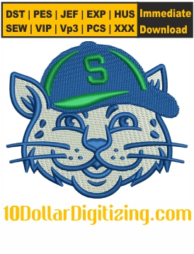 Syre Elementary School Logo Embroidery Design