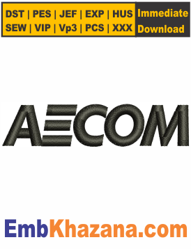 Aecom Logo Embroidery Design