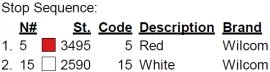 color code 