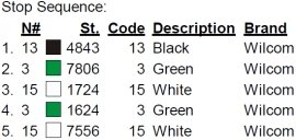 color code 