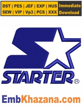 Starter Logo Embroidery Design