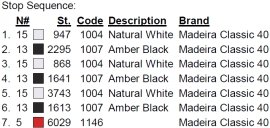 color code 