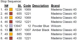 color code 