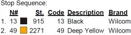 color code 