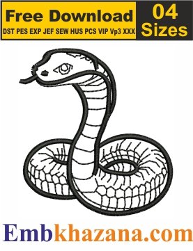 Free Texas Snakes Embroidery Machine Files