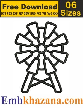 Free Windmill Machine Embroidery Designs Download