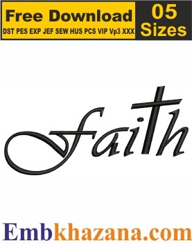 Free Faith Embroidery Machine Designs