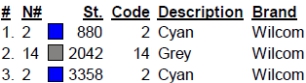 color code color code
