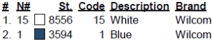 color code color code