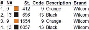 color code color code