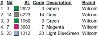 color code color code