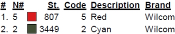 color code color code