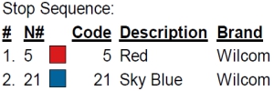 color code color code