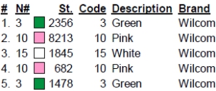 color code color code