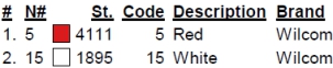 color code color code