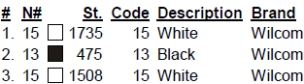 color code color code