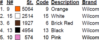 color code color code