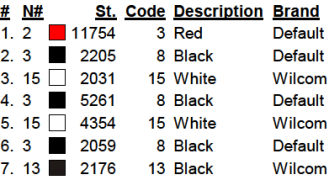 color code color code