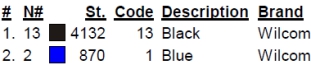 color code color code