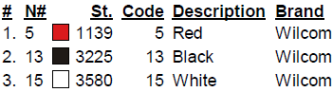 color code color code