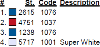 color code color code
