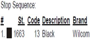 color code 