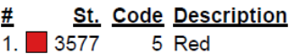 color code color code