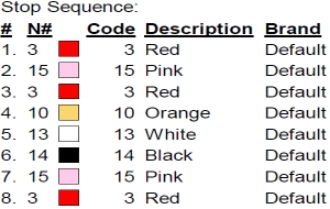 color code color code