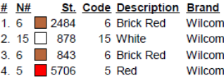 color code color code