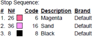 color code color code