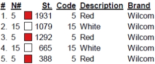 color code color code