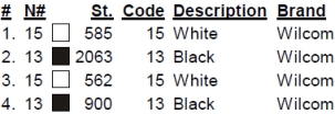 color code color code