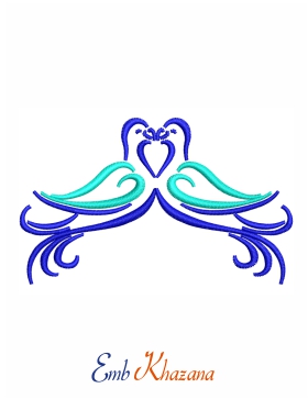 Birds Border Embroidery Design