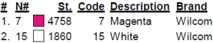 color code color code