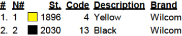 color code color code